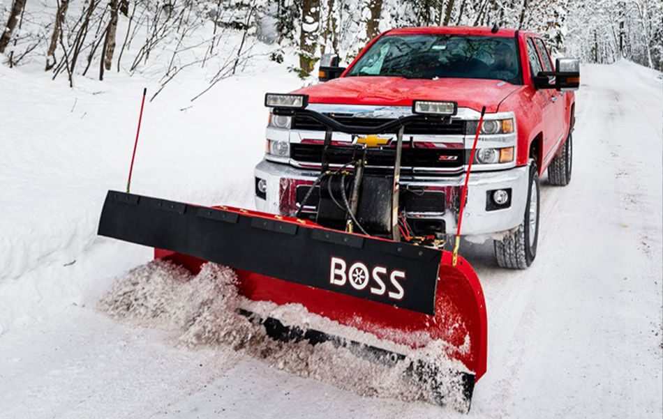 truck with snow plow